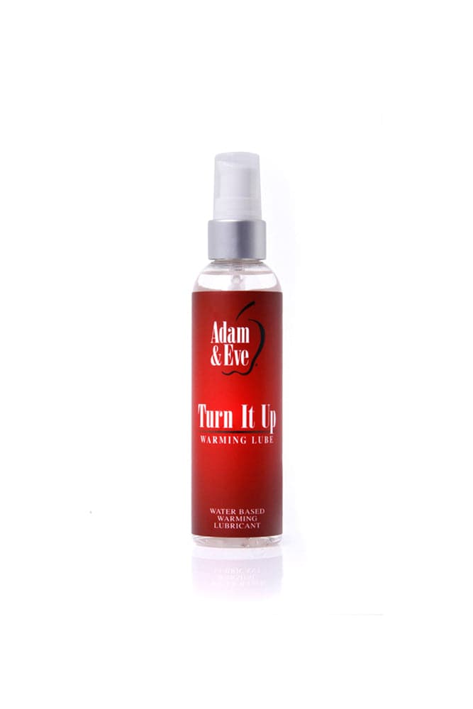 Adam & Eve - Turn it Up Warming Lubricant - Water Based - 4oz - Stag Shop