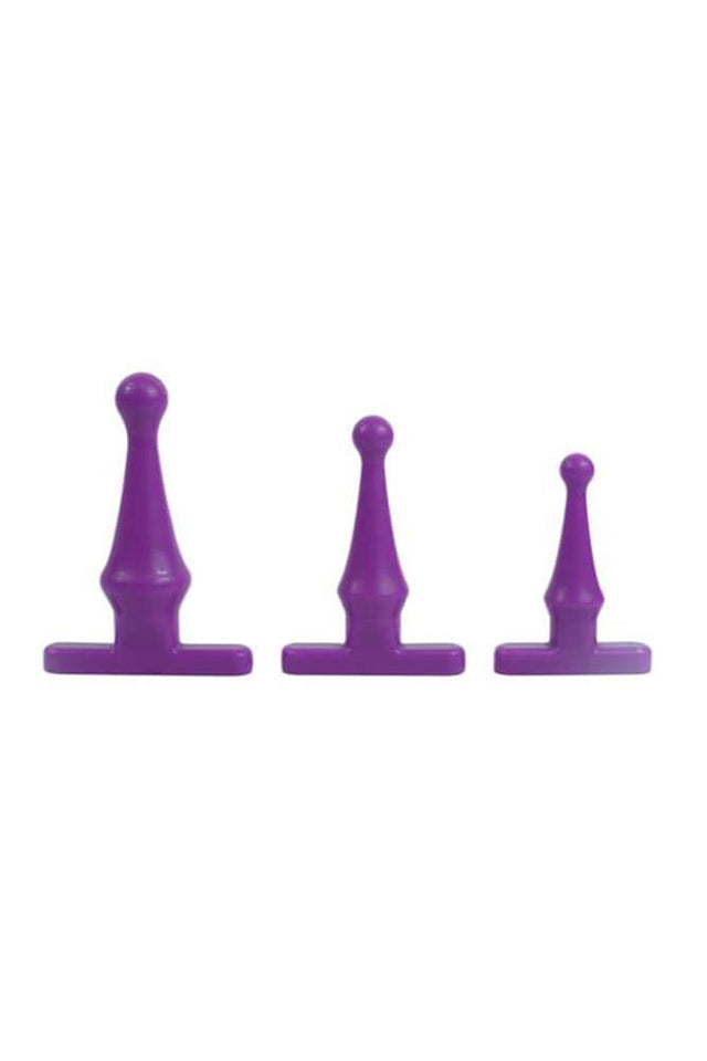 Увеличивающийся в размерах анальный стимулятор Gapers Organic Purple Увеличивающийся в размерах анальный стимулятор Gapers Organic Purple