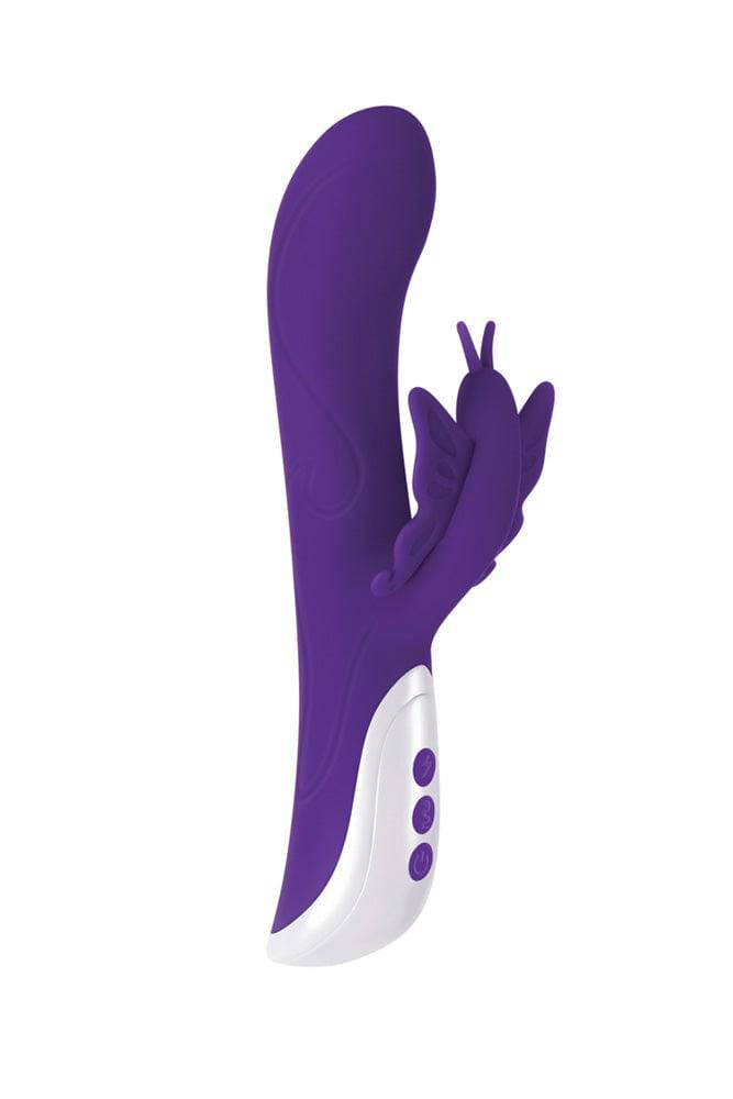 Evolved - Twirly Butterfly Vibrator - Purple - Stag Shop