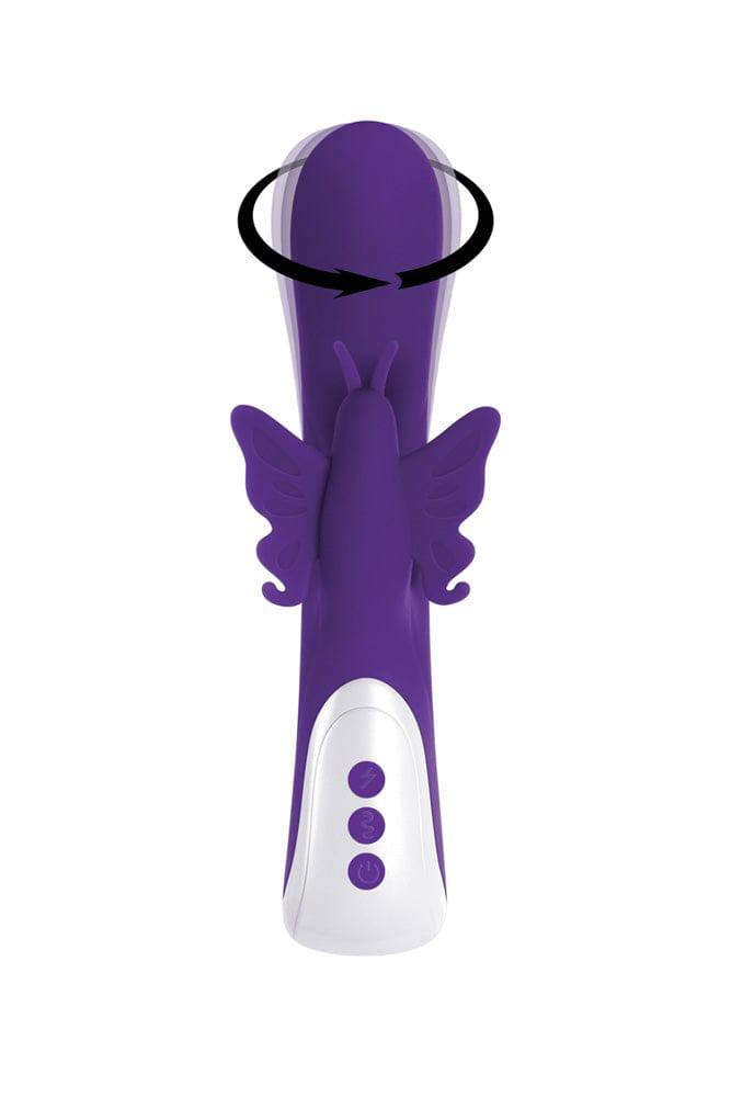vibrating cock eing Evolved - Twirly Butterfly Vibrator - Purple