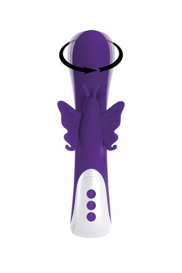 Evolved - Twirly Butterfly Vibrator - Purple - Stag Shop