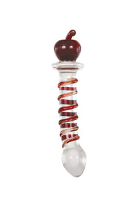 Thumbnail for Adam & Eve - Eve's Twisted Crystal Dildo - Red - Stag Shop