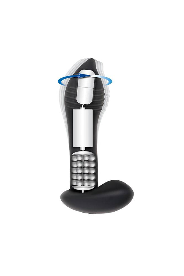 Zero Tolerance - Twisted Rimmer Vibrating Prostate Massager - Black - Stag Shop