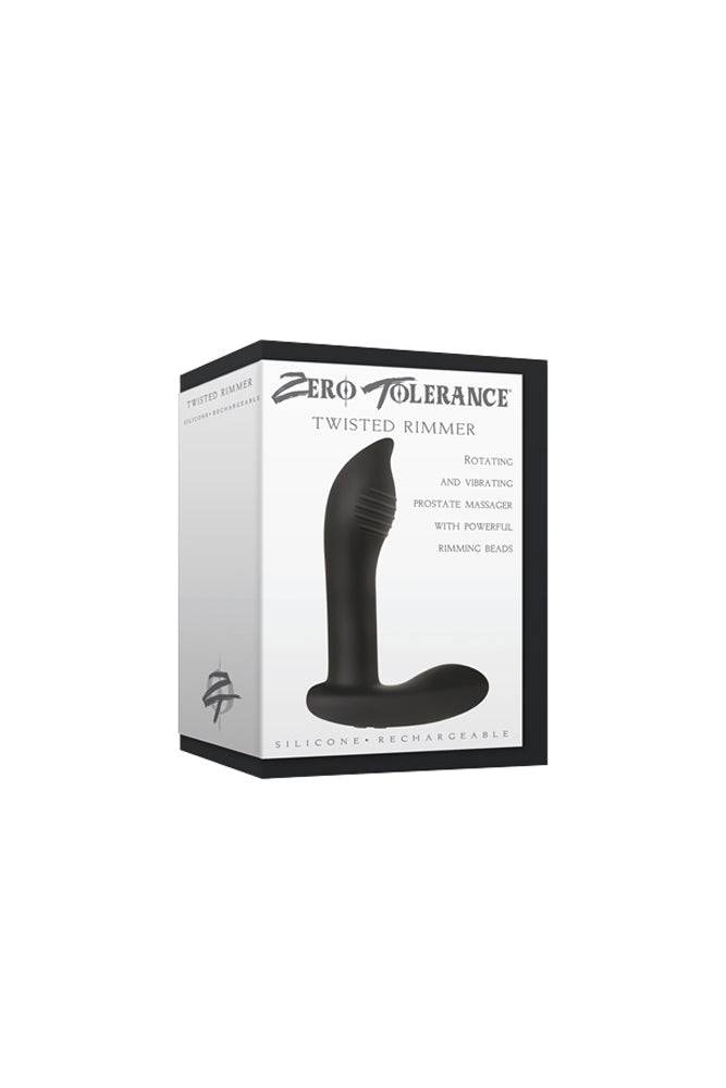 Zero Tolerance - Twisted Rimmer Vibrating Prostate Massager - Black - Stag Shop