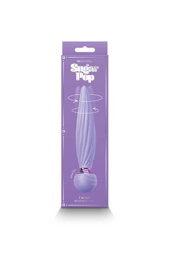 NS Novelties - Sugar Pop - Twist Bendable Vibrator - Purple - Stag Shop