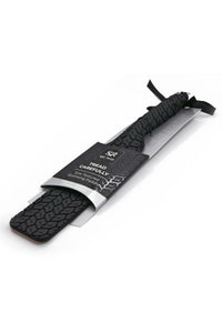 Thumbnail for Creative Conceptions - Sei Mio - Tyre Textures Spanking Paddle - Black - Stag Shop