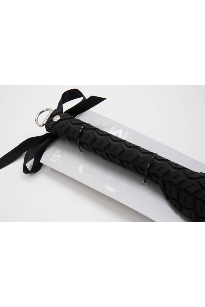 Creative Conceptions - Sei Mio - Tyre Textures Spanking Paddle - Black - Stag Shop