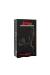 Kink By Doc Johnson - The Ultimate Rim Job Prostate Massager - Black - Stag Shop