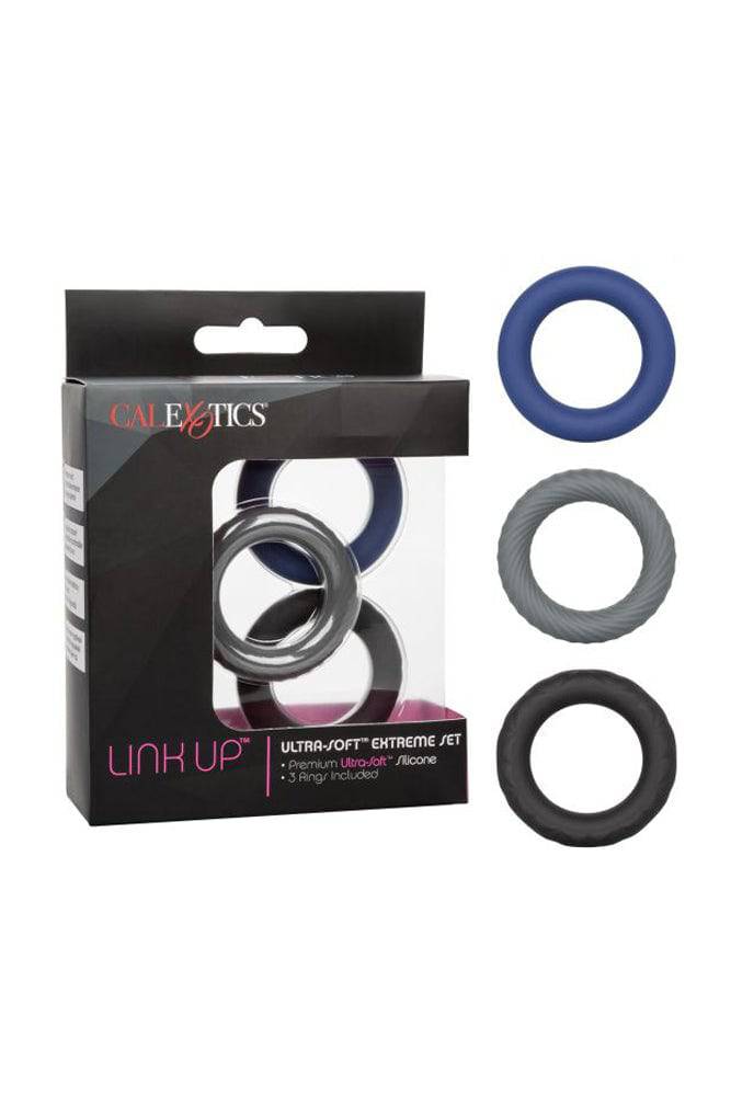 Cal Exotics - Link Up - Ultra-Soft Extreme Cock Ring Set - Stag Shop