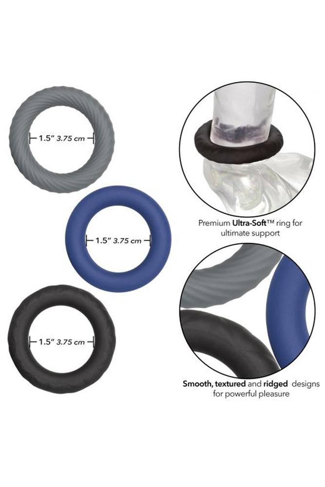Cal Exotics - Link Up - Ultra-Soft Extreme Cock Ring Set - Stag Shop
