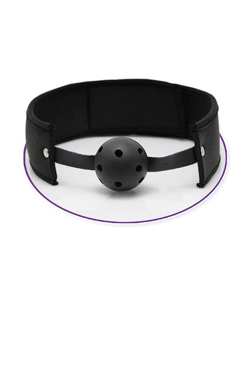 Pipedream - Fetish Fantasy - Ultra Breathable Ball Gag - Black - Stag Shop