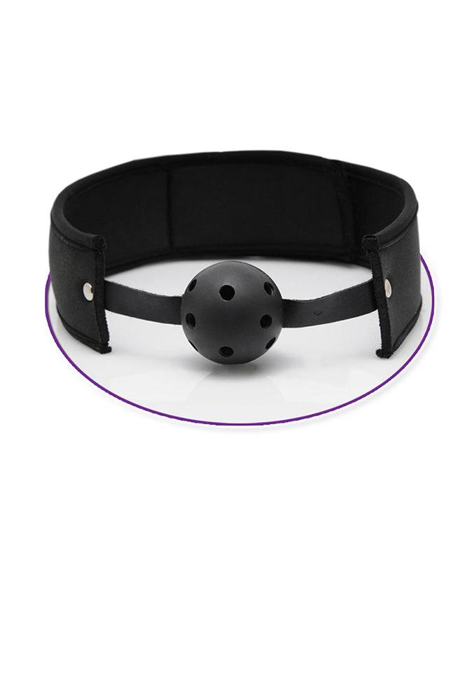 Pipedream - Fetish Fantasy - Ultra Breathable Ball Gag - Black - Stag Shop