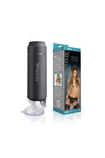 Topco - Penthouse Pet - Cyberskin Hands-Free Dual Stroker - Uma Jolie - Stag Shop
