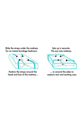 Sportsheets - Under The Bed Restraint System - Stag Shop