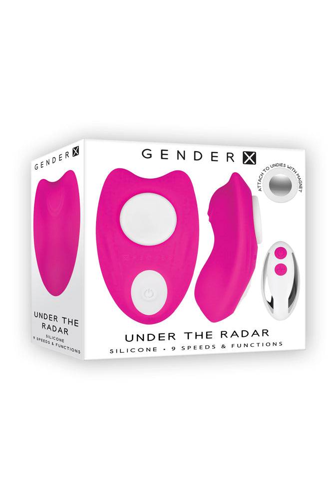 Evolved - Gender X - Under The Radar Remote Control Vibrator - Pink - Stag Shop