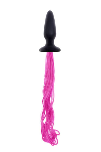 NS Novelties - UnicornTails - Tail Plug - Black/Pink - Stag Shop