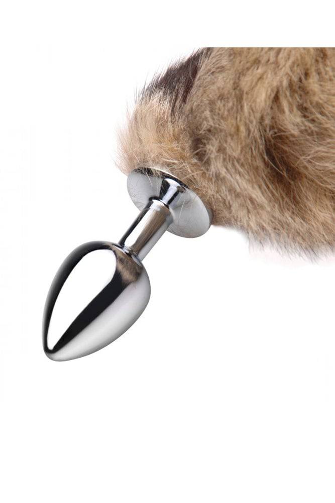 XR Brands - Master Series - Untamed - XL Fox Tail Anal Plug - Stag Shop