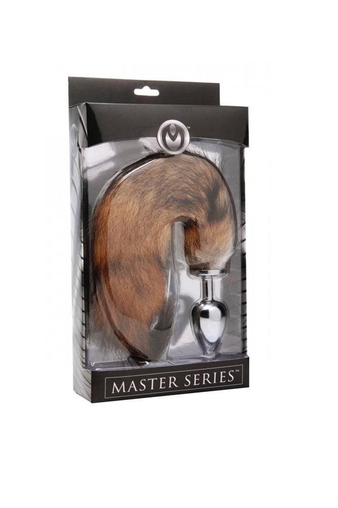 XR Brands - Master Series - Untamed - XL Fox Tail Anal Plug - Stag Shop