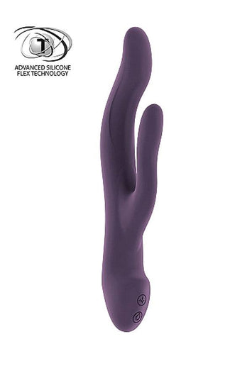 Shots Toys - Jil - Keira - Endless Flexible Rabbit Vibrator - Purple - Stag Shop