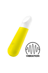 Satisfyer - Ultra Power Bullet 4 - Rechargeable Waterproof Bullet Vibrator - Yellow - Stag Shop