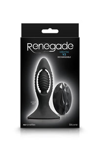 Thumbnail for NS Novelties - Renegade - V2 Vibrating Butt Plug & Remote - Black - Stag Shop