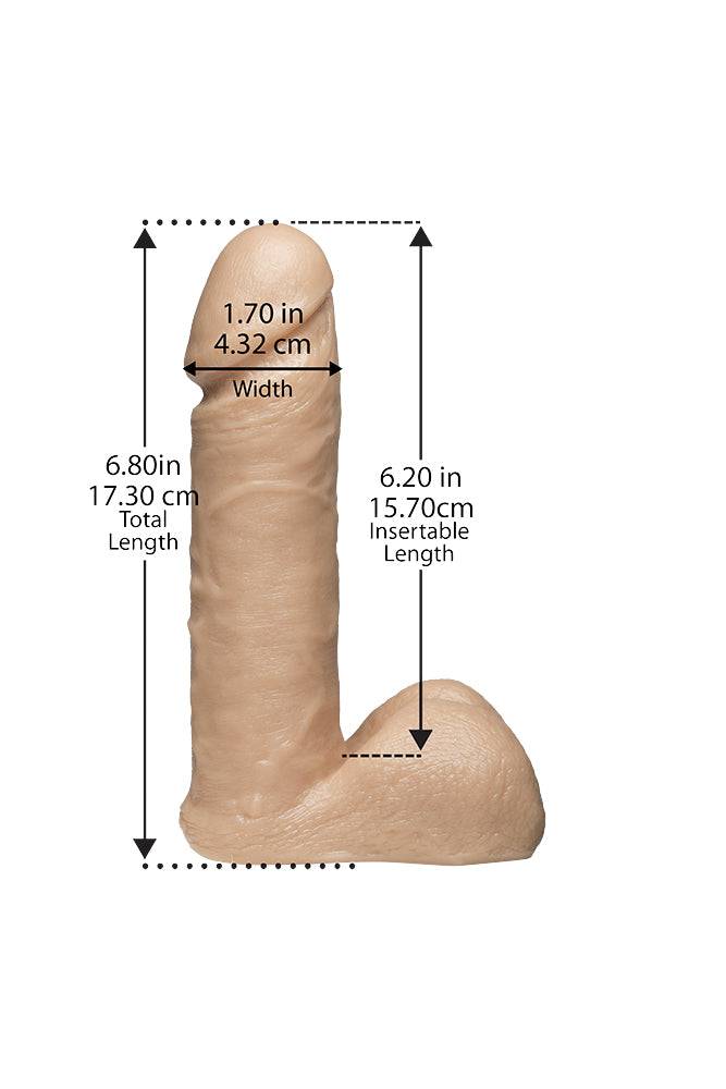 Vac-U-Lock by Doc Johnson - Ultra Harness with 7 inch Realistic Dildo - 7 inch - Stag Shop