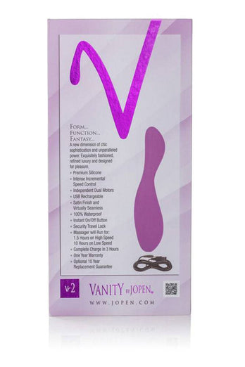 Jopen - Vanity - Vr2 Vibrator - Purple - Stag Shop