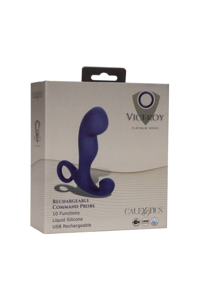 Cal Exotics - Viceroy - Rechargeable Command Probe - Blue - Stag Shop