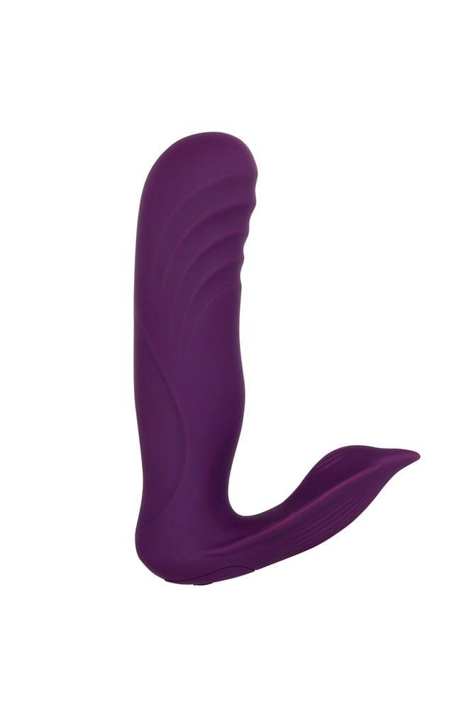 Evolved - Gender X - Velvet Hammer Thrusting Dual Vibrator - Purple - Stag Shop