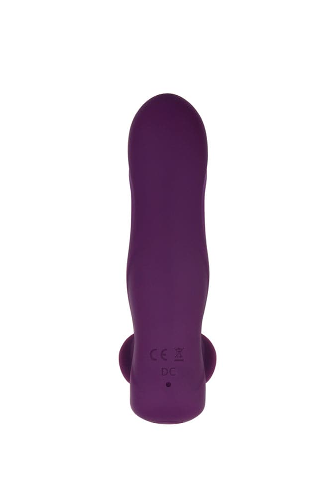 Evolved - Gender X - Velvet Hammer Thrusting Dual Vibrator - Purple - Stag Shop