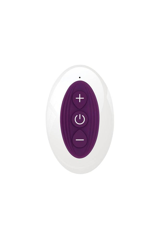 Evolved - Gender X - Velvet Hammer Thrusting Dual Vibrator - Purple - Stag Shop