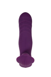 Evolved - Gender X - Velvet Hammer Thrusting Dual Vibrator - Purple - Stag Shop