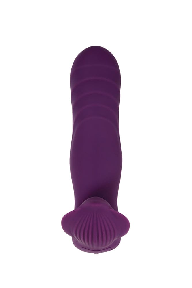 Evolved - Gender X - Velvet Hammer Thrusting Dual Vibrator - Purple - Stag Shop