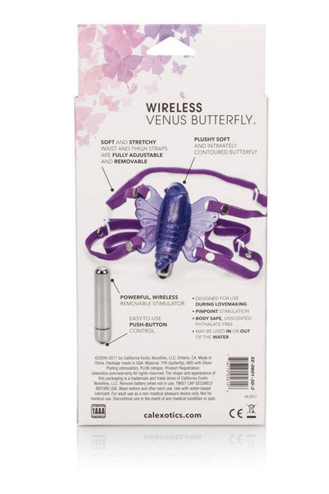 Cal Exotics - Venus Butterfly Wearable Vibrator - Purple - Stag Shop