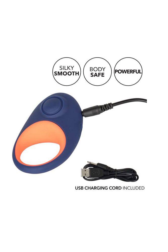 Cal Exotics - Link Up - Verge Thumping Cock Ring Set - Blue - Stag Shop