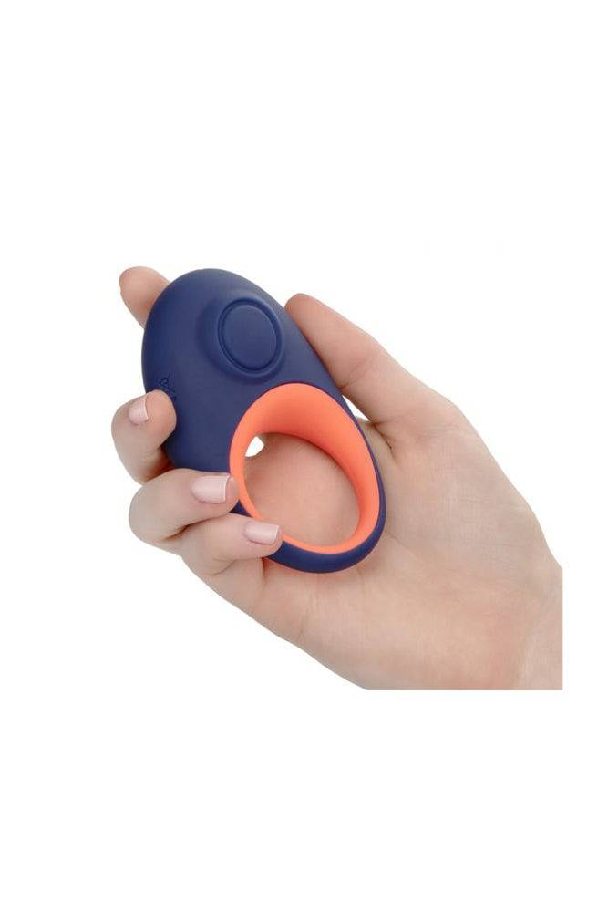 Cal Exotics - Link Up - Verge Thumping Cock Ring Set - Blue - Stag Shop