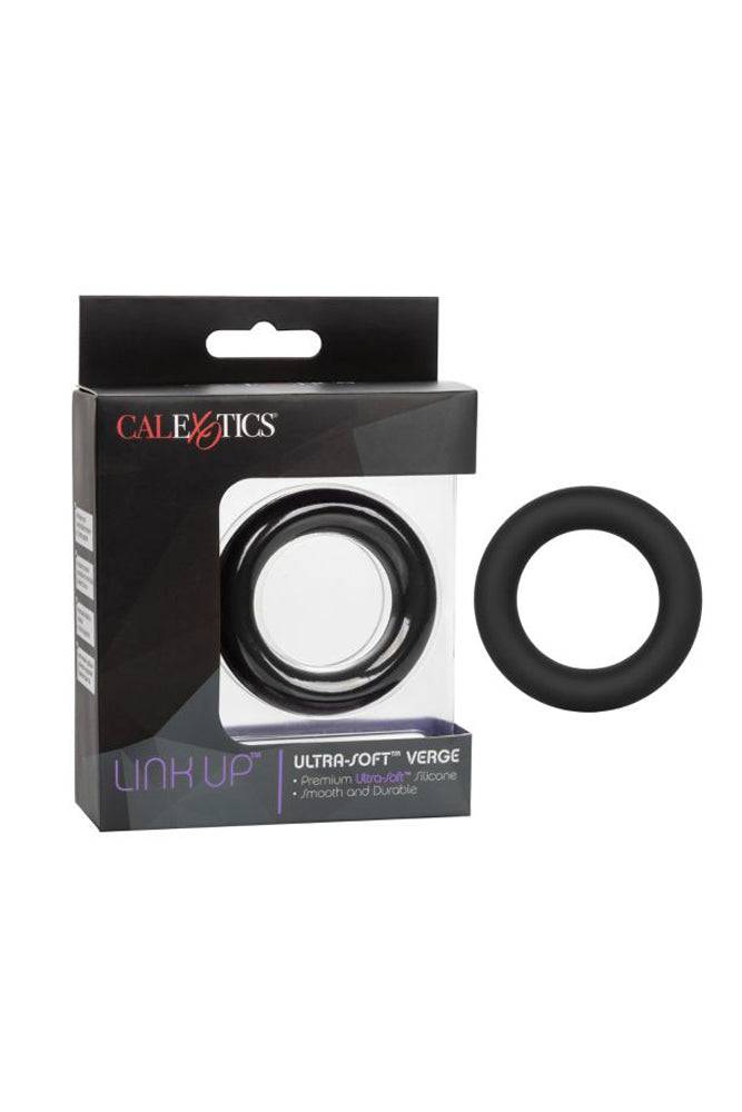 Cal Exotics - Link Up - Ultra-Soft Verge Cock Ring - Black - Stag Shop