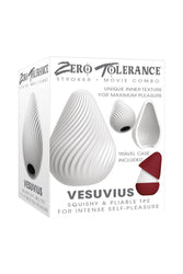 Zero Tolerance - Vesuvius Stroker - White - Stag Shop