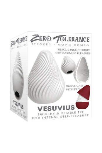 Zero Tolerance - Vesuvius Stroker - White - Stag Shop