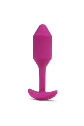 b-Vibe - Vibrating Snug Plug - Weighted Butt Plug - Medium - Pink - Stag Shop