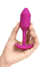 b-Vibe - Vibrating Snug Plug - Weighted Butt Plug - Medium - Pink - Stag Shop
