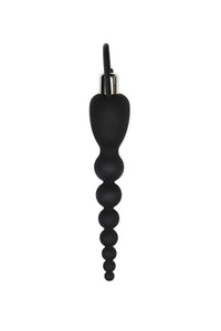 Thumbnail for Adam & Eve - Vibrating Silicone Anal Beads - Black - Stag Shop