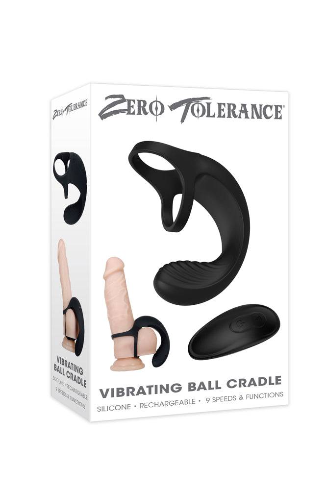 Zero Tolerance - Vibrating Ball Cradle & Remote - Black - Stag Shop