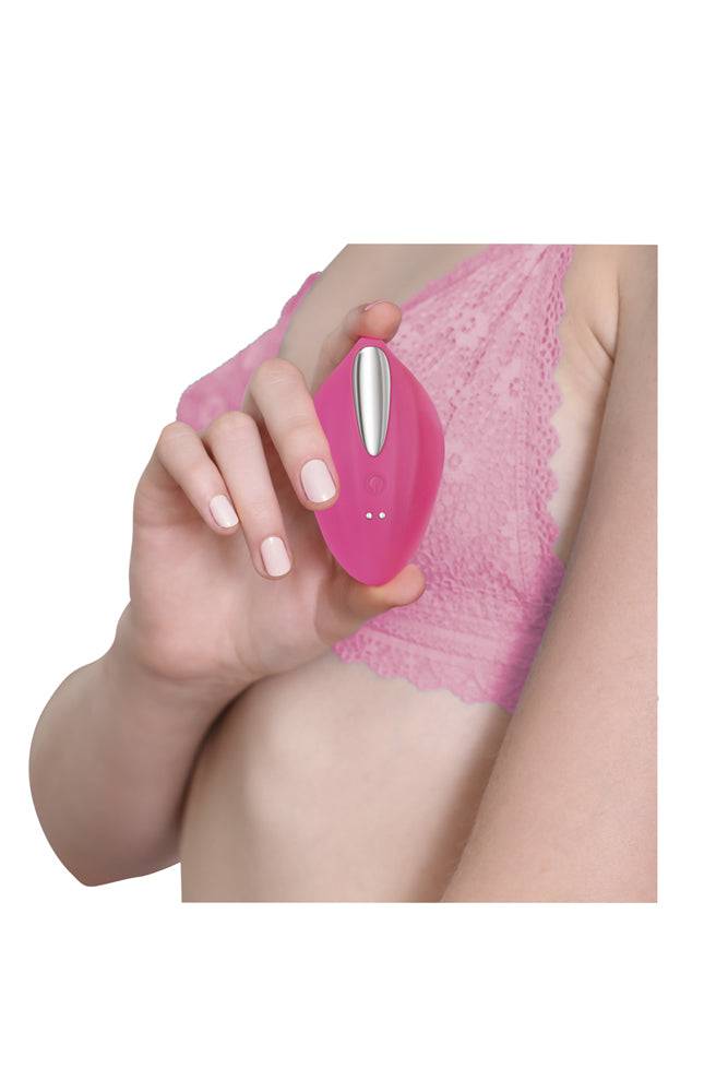 Adam & Eve - Eve's Rechargeable Vibrating Panty & Remote - Pink | Stag Shop Adam & Eve - Eve's Rechargeable Vibrating Panty & Remote - Pink | Stag Shop