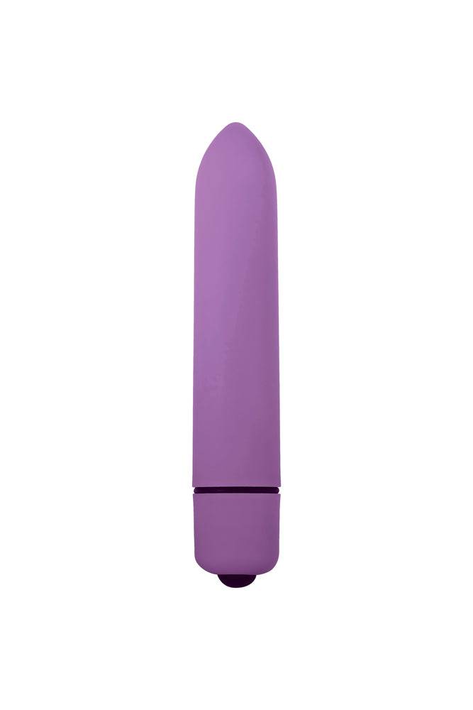 Adam & Eve - Vibrating Clitoral Tongue Cock Ring - Purple - Stag Shop