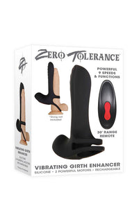 Thumbnail for Zero Tolerance - Vibrating Girth Enhancer & Remote - Black - Stag Shop