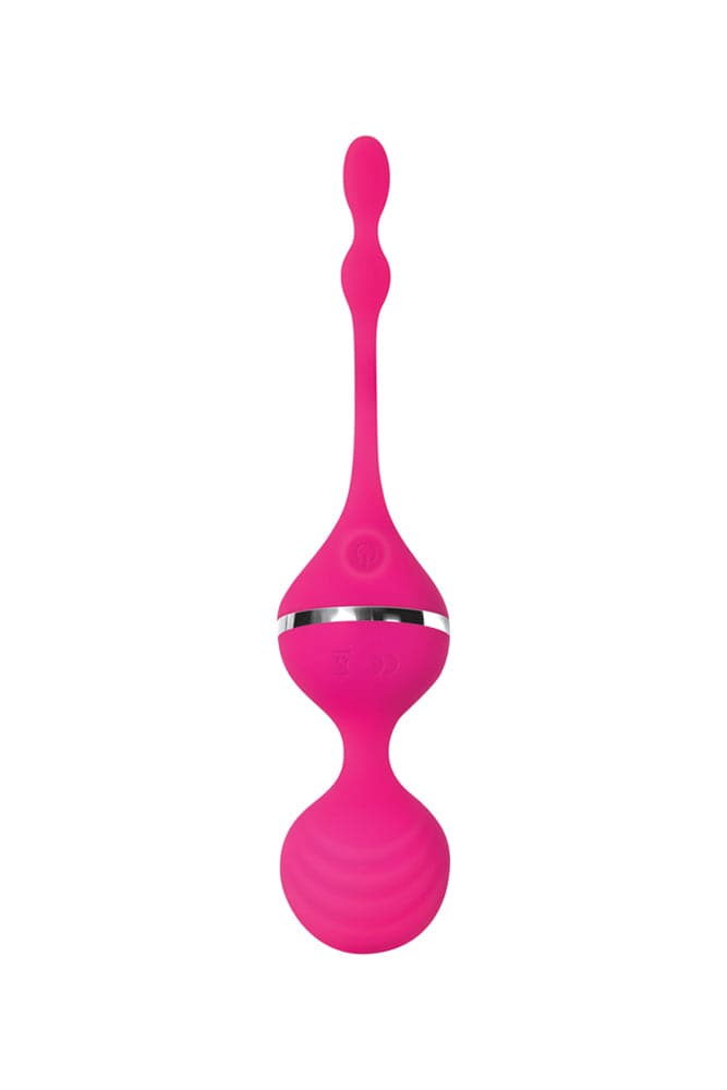 Adam & Eve - Vibrating Pleasure Kegel Balls - Pink - Stag Shop