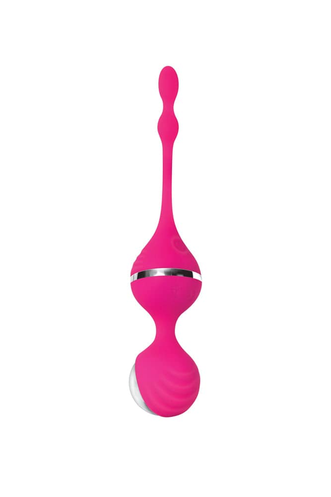 Adam & Eve - Vibrating Pleasure Kegel Balls - Pink - Stag Shop