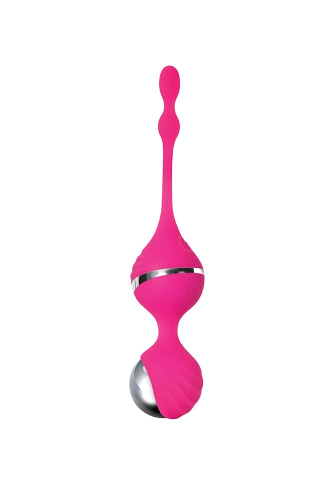 Adam & Eve - Vibrating Pleasure Kegel Balls - Pink - Stag Shop