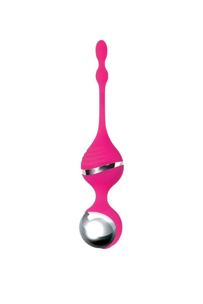 Adam & Eve - Vibrating Pleasure Kegel Balls - Pink - Stag Shop